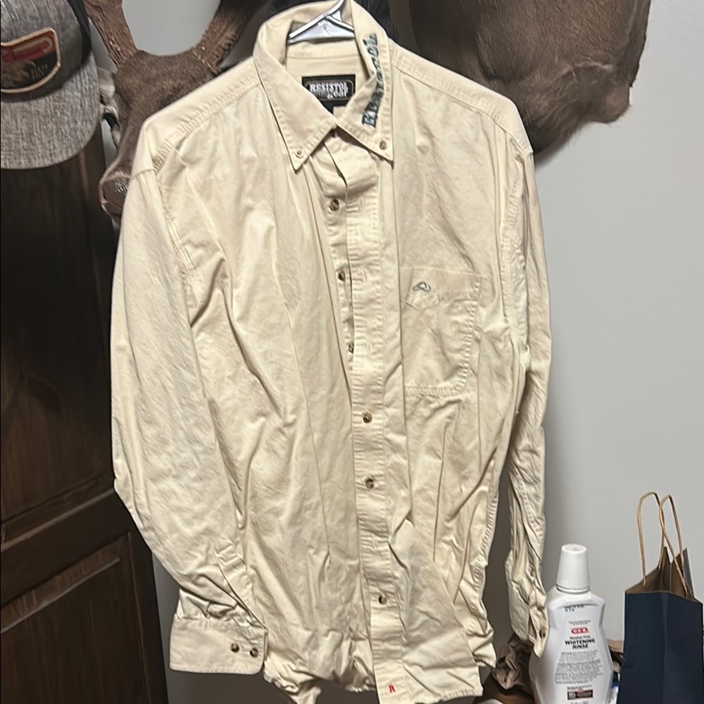 Reyn Spooner Cream Button-Up Shirt